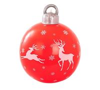 Boules de Noël gonflables en PVC - Décoration de Noël gonflable - Boule de Noël à suspendre - Décoration de Noël gonflable - Boules de Noël remplies d'air pour l'extérieur