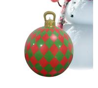 Boules de Noël Gonflables Extérieur | Décoration Extérieure Grande Taille 61 cm,Pendentifs de Noël Suspendables,Pour Propriétaires Décorateurs Magasins Événements Plafonds Balustrades Branches Sol Séj