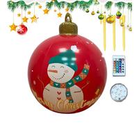 Boules de Noël gonflables, grandes boules de Noël gonflables, décorations de Noël en 16 couleurs, décorations de Noël en plein air, ballons de Noël pour la maison