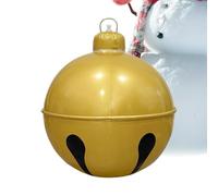 Boules de Noël gonflables pour décoration de porche | Boule gonflable saisonnière en forme de cloche pour extérieur, porche, terrasse, maison, appartement, bureau, école, jardin