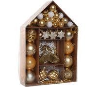 Boules de Noël Home ESPRIT Or Polyéthylène 28 x 7 x 40 cm (70 pièces) - Marque : Home ESPRIT - EAN : 8424002141301