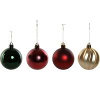 Boules de Noël Home ESPRIT Rouge Vert Polyéthylène 28 x 12 x 42 cm (34 pièces) - Marque : Home ESPRIT - EAN : 8424002141356