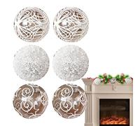 Boules de Noël Incassables,Ensemble Décoratif | Ornements De Noël Boules De Perles Accrochables | pour Fenêtre, Mur, Maison, Café, Hôtel, Centre Commercial, Restaurant