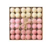 Boules de Noël Interieur 30mm / 1.18 "Petit Ornements de Ballon Noël, Fragments décorations d'arbres for la décoration fête Mariage, 36pcs Décorations de Noël(E)