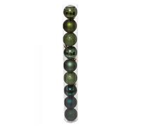 Feeric Lights & Christmas – Lot de 9 boules de Noël Colorama 6 cm Olive