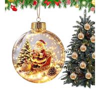 Boules de Noël lumineuses - Histoires d'hiver | Décoration de sapin de Noël pour les fêtes, la maison, le salon, le dortoir d'étudiant, l'appartement, le couloir
