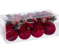 Boules de Noël Multicolores Mousse