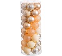 Boules de Noël or 6 x 6 x 6 cm (40 pièces)