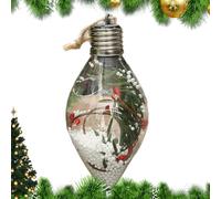 Boules De Noël Ornements - Décoration Suspendue Incassable à Éclairage LED - Décorations pour Sapin De Noël,Décoration d'Intérieur Saisonnière pour Fête Hivernale Vitre et Mur