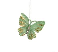 Boules de Noël personnalisées avec ficelle, parfaites pour des décorations de vacances uniques et des souvenirs (papillon)