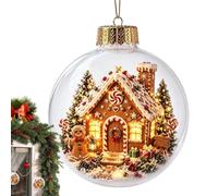 Boules de Noël pour sapin Accessoires de fête LED amusants Père Noël élan | Boules de Noël Ornements Déco Maison Pour Maison Salon Chambre Cheminée Bibliothèque Jardin