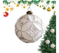 Boules de Noël résistantes à l'écaillement, 7 cm, décoration festive, pendentif, bijoux, pour terrasse, table, arbre de Noël, fenêtre, jardin, chemin, décoration