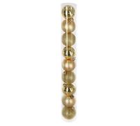 Boules de Noël - SANS MARQUE/GÉNÉRIQUE - Lot de 9 pièces - Couleurs: Or, Argent, Rouge, Blanc - Diamètre: 6 cm