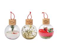 Boules de noël sensorielles