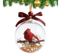 Boules de Noël transparentes - Boule de colibri de 9 cm | Oiseaux, pour Halloween, automne, maison, fête, famille, vacances, mariage, Thanksgiving, maison de campagne festive