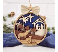 Boules de Noël unies pour crèche de Noël - Décoration de Noël - Fournitures de fête à la maison - Décorations de Noël à faire soi-même - Boule commémorative en plastique à remplir