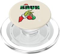 Boules de Noël Vertes Bruh Meme pour Hommes, Femmes, Enfants PopSockets PopGrip pour MagSafe