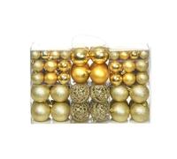 Boules de Noël - VIDAXL - Ensemble de 100 pcs - 6 cm - Doré - Intérieur