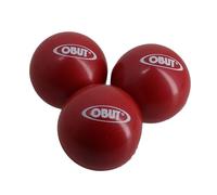 Boules de pétanque 3 boules rouges indoor/outdoor - Obut