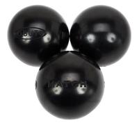 Boules de pétanque Match noir 1/2 tendre 74m - Obut 680g Noir