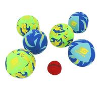 Boules de Pétanque Molles - SUNFLEX - EXTREM BOCCIA FLAMES - 2x3 boules + 1 bouchon - Enfant - Intérieur & extérieur
