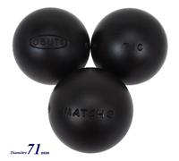 Boules De Pétanque Obut Boules De Pétanque Obut Match Plus 71mm Noir 730g