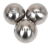 Boules De Pétanque Obut Boules De Pétanque Obut Soleil Tendre 76 Mm Argent Métalisé 710g 710g