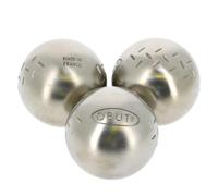 Boules De Pétanque Obut Inox Jr Chevron Loisir Gris 90429 Gris