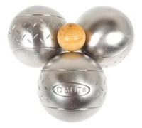 Boules de pétanque obut loisir inox chevron 73 mm 10622 - taille : unique Non Applicable G
