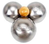 Obut Loisir inox TATOU, jeu de 3 boules
