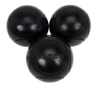 Boules de pétanque - Obut - Match noire - 670g - Acier au carbone - Kit de 3 boules