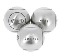 Boules de pétanque - Obut - Soleil tendre 73 mm - Inox - 700g - Kit homologué compétition