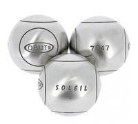 Boules de pétanque Soleil tendre 72 mm - Obut