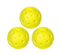 Boules de Pickleball en Mousse, 3X PU Foam Training Pickleballs, Soft Warm Up Pickleball Drill Balls 74mm, Accessoires de Sport pour Hommes Femmes, Pickle Ball