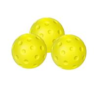 Boules de pickleball intérieures - Échauffement silencieux 3X, équipement pratique robuste | Pickleballs à la précision crasse et aux balles d'entraînement légères pour l'exercice jeu loisirs l'arrièr