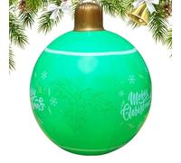 Boules de plage de Noël : boule décorée de Noël, grandes boules suspendues, géants gonflables pour arbres de Noël, décoration de Noël en plein air, boules colorées pour décorations navi