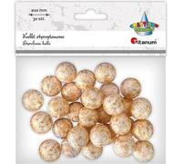 Boules de polystyrène 20mm 30pcs or