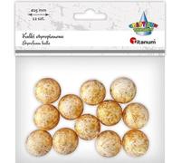 Boules de polystyrène 25mm 12pcs or