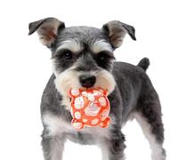 Boules De Pour Chiens Interactifs Sonores Animaux Rebondissants Compagnon | Billes Rebondissantes pour Chiens Pour Animaux Apaisement Nettoyage des Dents Salon Balcon Jardin Cour Pelouse Orange