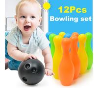Boules De Quilles Colorées, Jeu De Puzzle D'intérieur Pour La Famille, Jouet Éducatif Pour Enfants