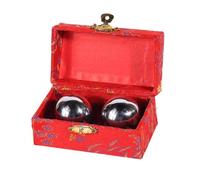 lachineuse - Coffret Boules Qi Gong en Métal - Boules Chinoises Anti Stress ⌀ 35 mm - Boules de Santé en Acier - Coffret Cadeau Relaxation Zen - Idée Objet Asiatique Asie Japon Chine - Coloris Bleu