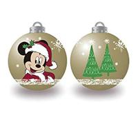 Arditex WD13424 Lot de 10 Boules de Sapin de Noël Ø 6 cm Disney-Mickey