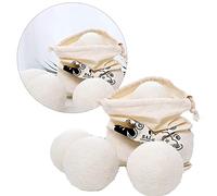 Boules de Séchage, Boules de Laine pour Sèche-linge Boules de Séchage de Laine 6 Pièces Réutilisables pour Accélérer le Temps de Séchage