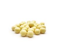 Boules de soja protéinées enrobées de Chocolat BLANC