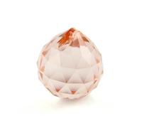 Boules de verre en cristal à facettes roses, 15mm/20mm/30mm/40mm, pièces de lustre, décoration de la maison(15mm 200pcs)