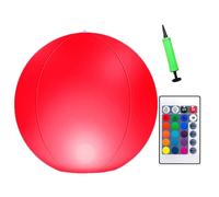 Boules d'eau lumineuses : boules de piscine avec télécommande en 16 couleurs légères | Boules d'eau néon gonflables avec 4 modes d'éclairage réglables pour le sport pour et adultes