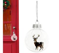 Boules Décoratives De Noël pour Sapin - Décoration Saisonnière de Boules d'animaux 3D - Pendentifs Festifs Suspendables - pour Mur Bureau Couronne Cheminée Jardin Escalier Porte d'Entrée Rebord