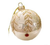 Boules décoratives en verre multicolores pour sapin de Noël - Améliorez votre décoration de vacances (F)