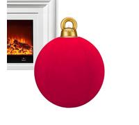 Boules Décoratives Gonflables - 60 cm Globes Flockés en Gros - Ornements Géants Gonflables en PVC,pour Lieu De Travail Soirée Dansante Mariage Cour Intérieur Jardin Pelouse Extérieur