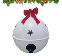 Boules décoratives gonflables - Cloche étanche de 58,4 cm avec nœud, boules décoratives gonflables, décorations de Noël, pour extérieur, jardin, terrasse, porche, pelouse, paysage, école, fête